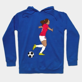 Soccer Football Girl Hoodie